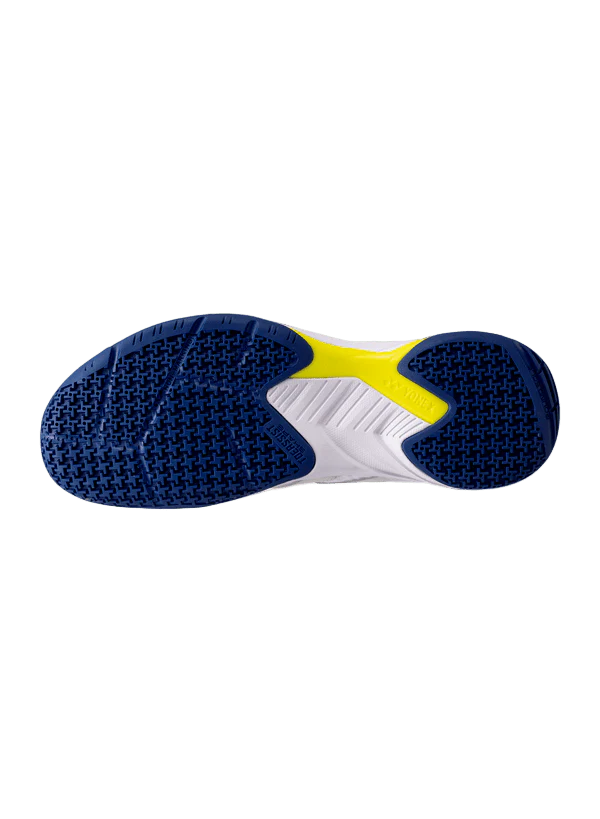 Yonex Badminton Shoe Power Cushion Cascade Accel Unisex (White/Navy) - Image 2