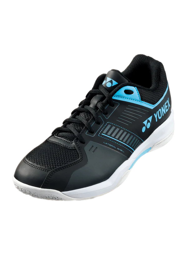 Yonex Badminton Shoe Power Cushion Strider Flow Wide Unisex (Black/Blue)