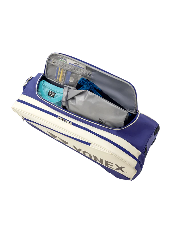 Yonex Expert 6 Racquet Bag (White/Deep Blue) - Image 6
