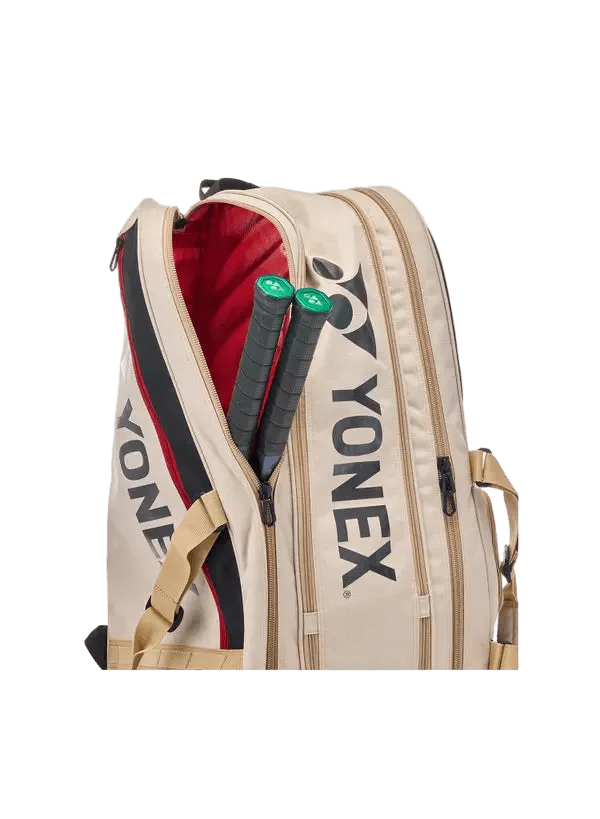 Yonex Gearlogic 9 Racquet Bag (Beige) - Image 10