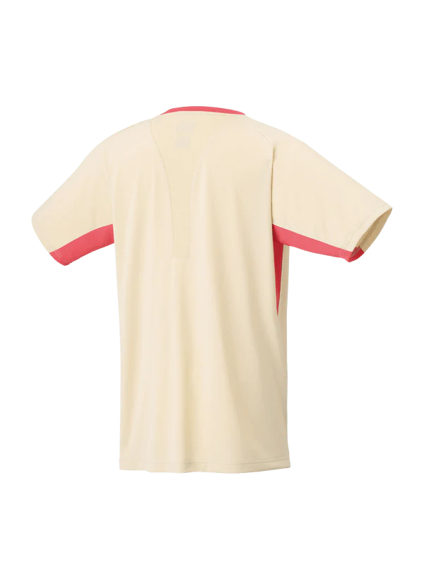 Yonex Men's Crew Neck Shirt 10622 (Ice Beige) - Image 2