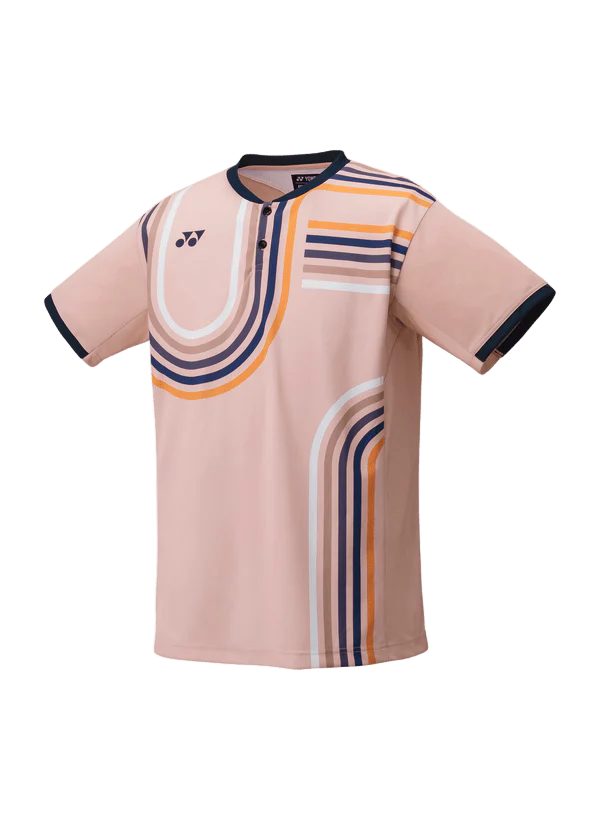 Yonex Men's Crew Neck Shirt 10639 (Pink Beige)