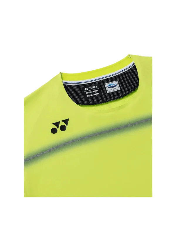 Yonex Men's Crew Neck Shirt 10711 (Fresh Lime) - Image 3
