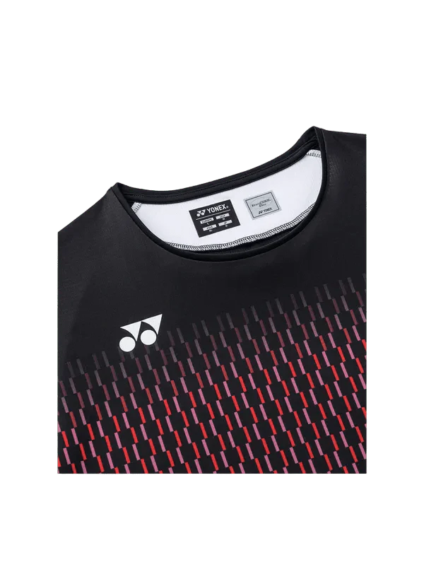 Yonex Men's Crew Neck Shirt 10713 (Black) - Image 3