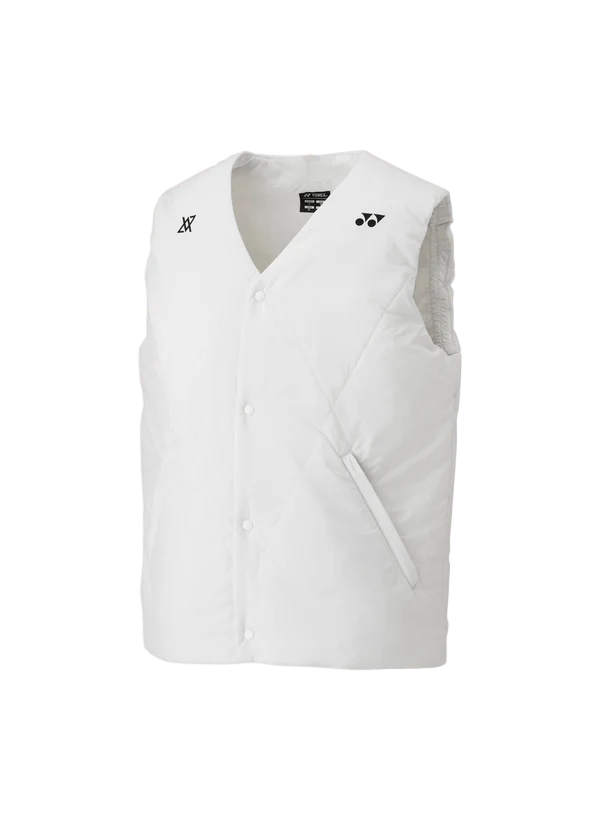 Yonex Men's Padded Vest 90098 (White) - VA Edition