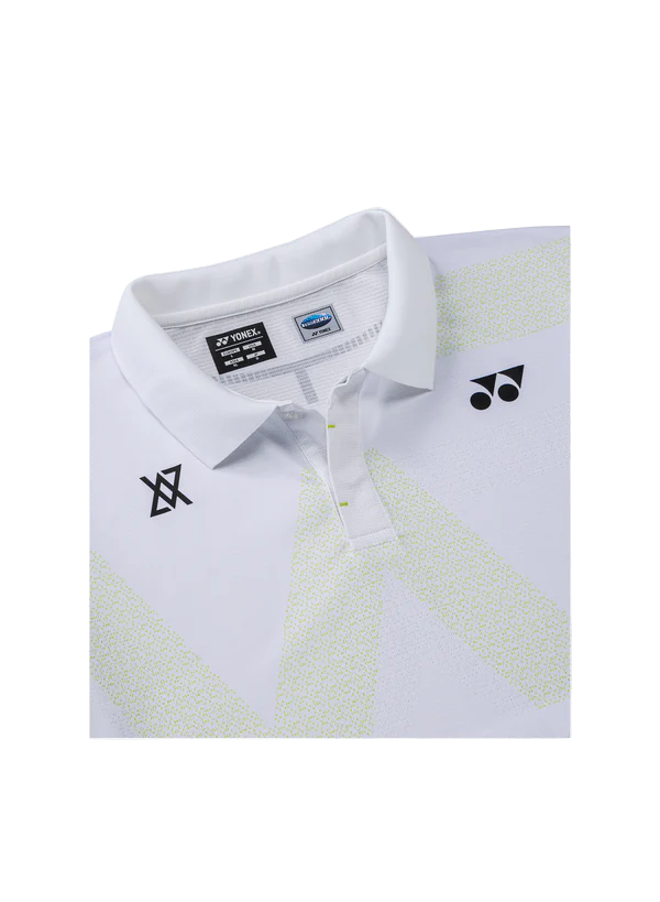 Yonex Men's Polo Shirt 10688 (White) - VA Edition - Image 3