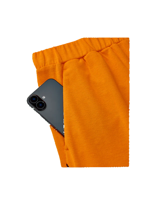Yonex Men's Sweat Shorts 30103 (Flash Orange) - VA Edition - Image 4