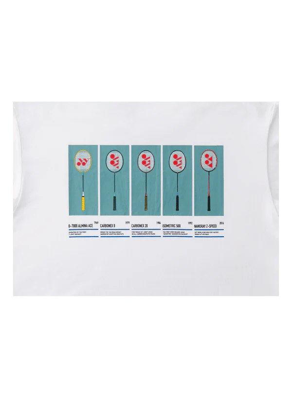 Yonex Men's T-Shirt 16558 (White) - 75th Limited Edition - Image 3