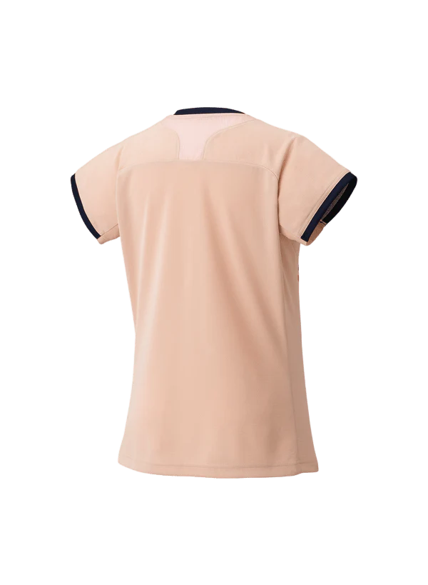 Yonex Women's Crew Neck Shirt 20854 (Pink Beige) - Image 2